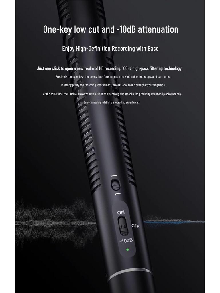 COMICA VP3 8KMAI Shotgun Condenser Microphone: Directional Mic for DSLR and Professional Interviews