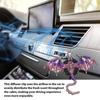 Clip de Aromaterapia para Coche Dragón Lindo Difusor de Fragancia para Coche Clip para Salida de Aire Clip Ambientador Dragón Volador Brillante Para Salida de Aire de Coche