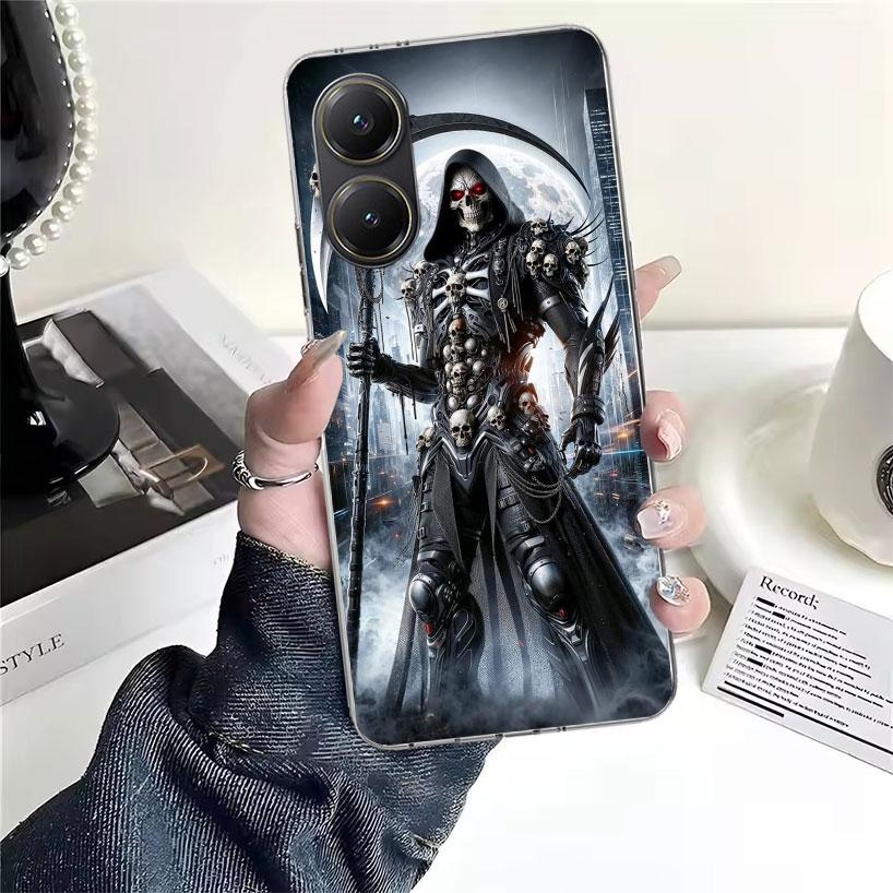 

Death Grim Reaper Skull Scythe Soft Phone Case For Xiaomi Redmi 15C 15 13C 13 Poco X5 X6 X7 F7 Ultra M7 12C 12 10 10C 9C 9A 9T 9 Redmi 15C (173)