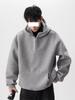 Men's Trendy American Heavyweight Half-Zip Hoodie – High Street Design, Versatile for Spring/Autumn