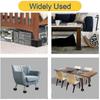 Furniture Booster Bed Legs, Increase Height Adjustable By 5cm Or 10cm Black hwyC