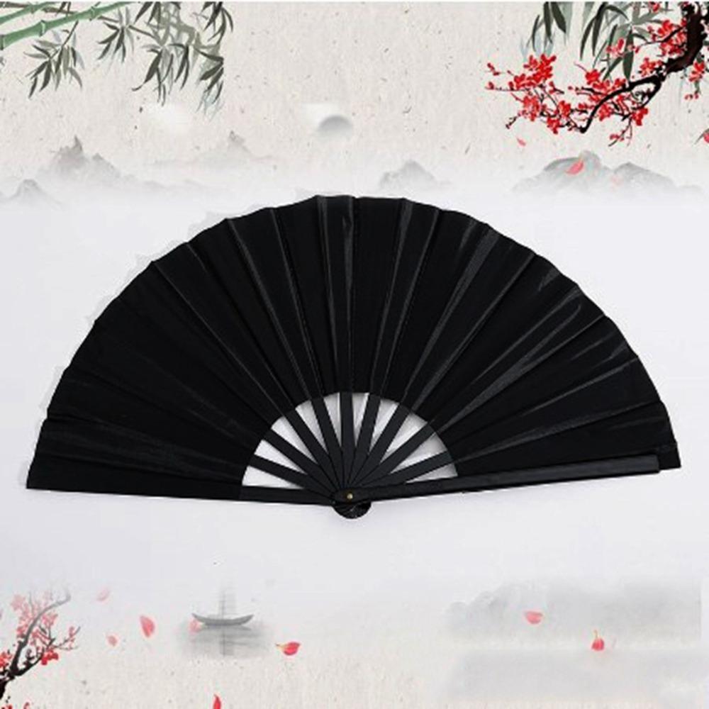 Plastic Bone Chinese Tai Chi Yoga Kung Fu Fan 33cm Hand Folding Stage Fan  Wedding Party Decor