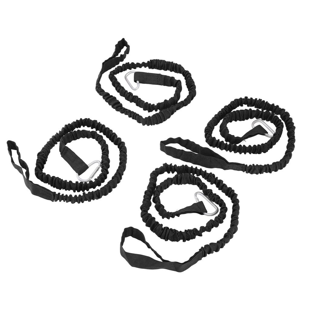 4Pcs Kayak Paddle Rope Super Stretchy Anti Lost Portable Nylon Canoe Paddle Leash for Drifting