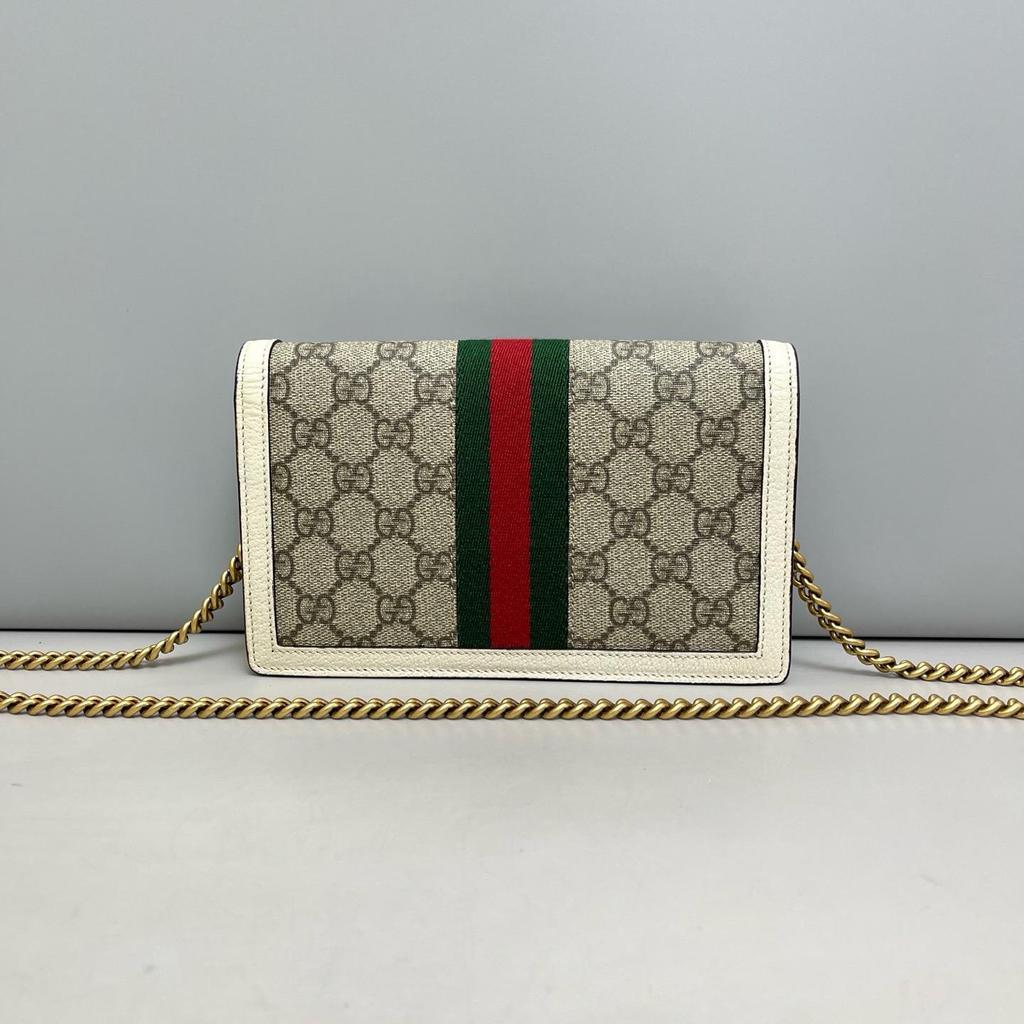 [Pre-Owned] Gucci Queen Margaret Mini GG Bag 'Beige' - Excellent #S48W5A