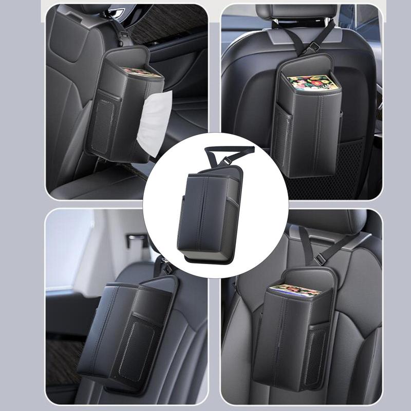 Car Seat Side Organizer Large Capacity Stylish Car Travel Accessories Multipurpose Universal for Most Vehicles Tissue Holder