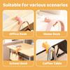 1/4PCS Portable Multi Functional Desk Side Hook Table Edge Cat Backpack Hanger Organizer for Handbag Backpack Purse Storage