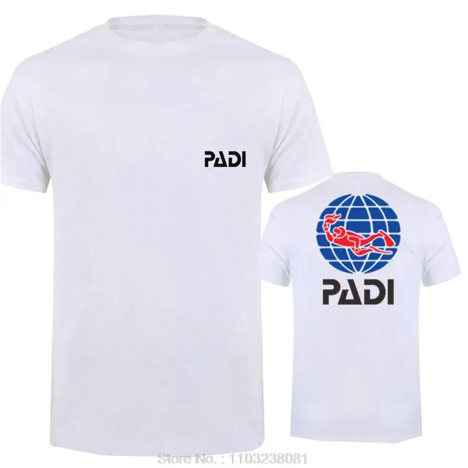 Scuba Driver Padi T-Shirt Men Casual Cotton Tshirt Hip Hop T Shirt Short Sleeve Tops Tees Men's Clothing Fashion Streetwear