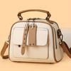 New Fashiable Women's Versatile Bag, Multi-layer Large Capacity Shoulder Bag, Simple Casual Leather Crossbody Bags