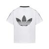 Adidas Originals Lace Sports Striped Knit Short Sleeve T-Shirt Kids Tops KU3089