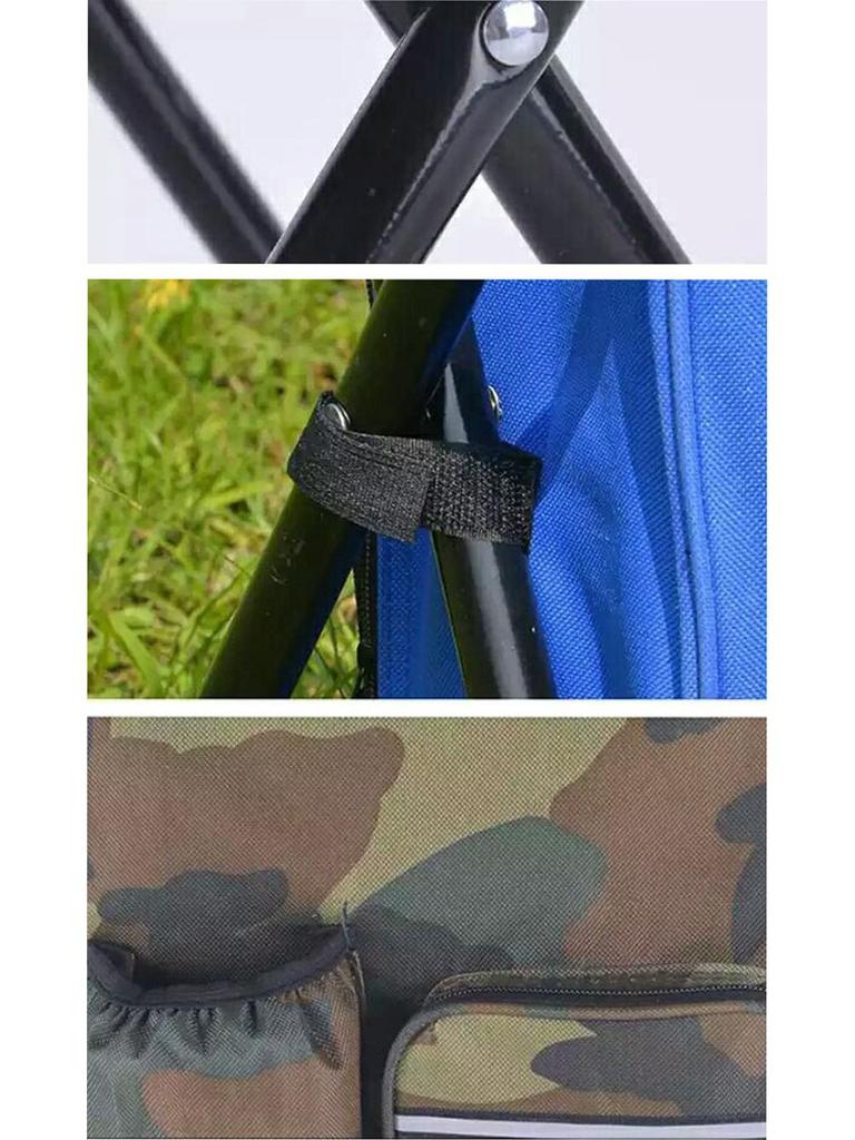 Portable Insulated Folding Outdoor Stool with Logo for Camping & Fishing