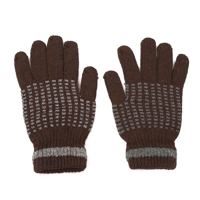 Winter adult outdoor riding warm velvet gloves