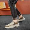 Modische Herrenschuhe 2025 Sommer Neu Atmungsaktiv Beige Schuhe Herren Trendig und Vielseitig Dicke Sohle Sports Board Schuhe Trendige Schuhe