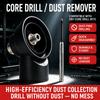 M22 M18 M16 Thread Dust Collect Cover Dust Collector Adapter  For Wall Stone Hole Process