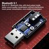 4 In 1 Bluetooth 5.1 Transmitter Receiver Adapter with 3.5mm AUX for TV PC Headphones Home Stereo Car HIFI Audio