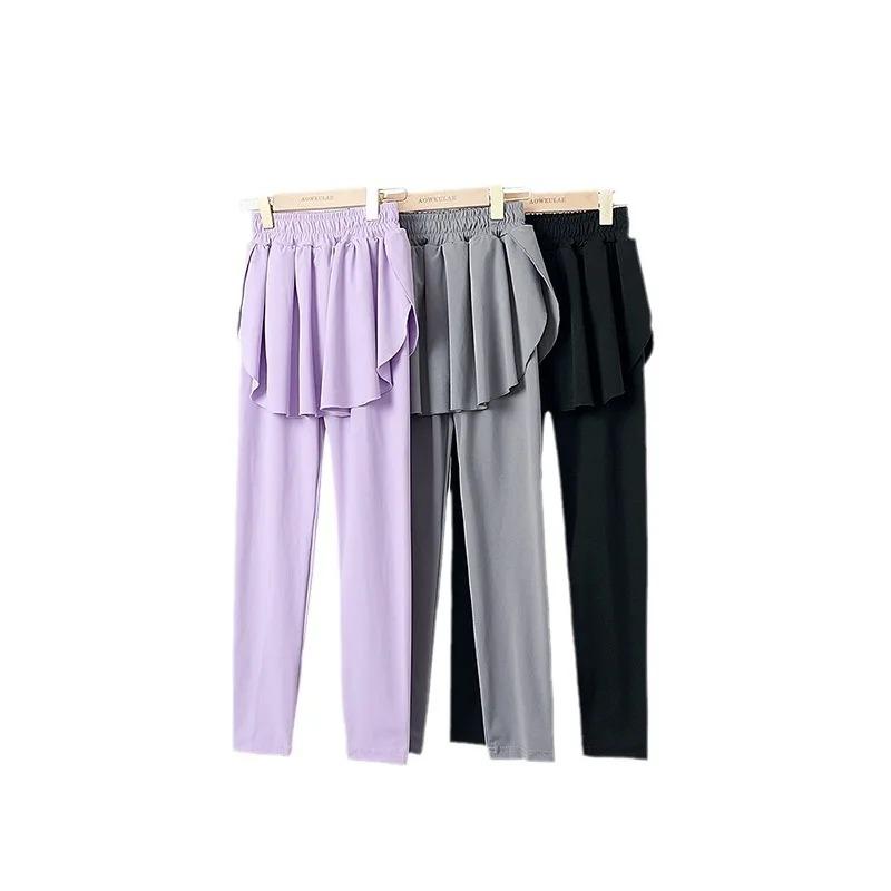 Panty's voor kinderen Sneldrogend Effen Anti-muggenbroek Meisjeslegging Casual Sport Culottes Tiener Kinderbroek 12 13 Jaar
