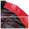 Hot men's clothing European size vauxha motorcycle leather jacket racing suit men's PU leather jacket jacket