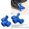 1 Pair Front Steering Knuckle Aluminum Alloy RC Car Upgrade Parts for KRATON 8S Outcast 8S 1/5 RC Car