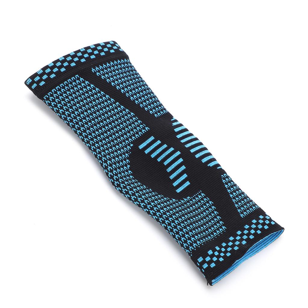 Ankle Brace Nylon Stretch Knit Lightweight Breathable Blue Ankle Bandage Wrap for Men Women Sports Foot