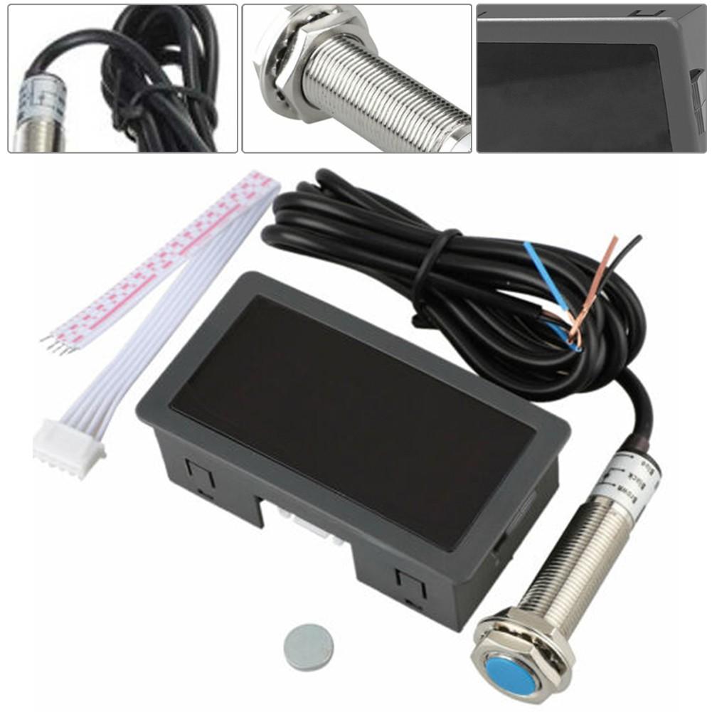 Versatile Speed Detector 4 Digit RPM Speed Meter with Hall Proximity Sensor