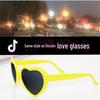 Heart-Shaped Light-Change Sunglasses - The Perfect Romantic Confession and Valentine's Date Accessory.