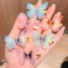 6pcs Set of Children's Butterfly Hair Clips Colorful Butterfly Hair Clips Sequin Hairpin Headwear Hair Accessories