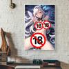 Pornografische Anime-Mädchen Sexy Skirk Nude Unzensierte Poster Wand Kunstdruck Raumdekoration Leinwand Gemälde Kein Rahmen