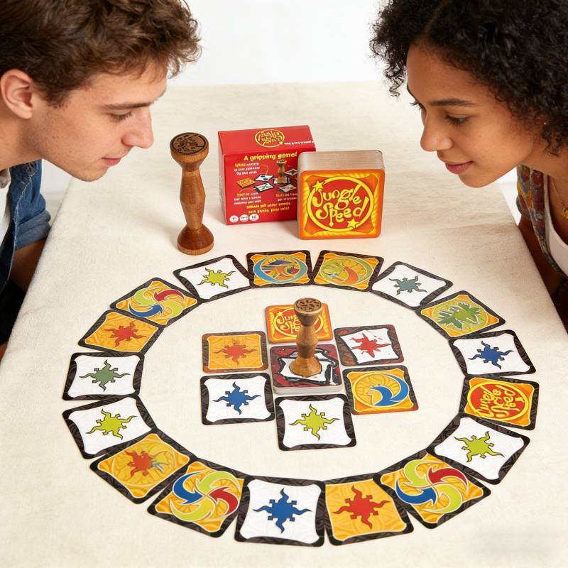 Jungle Speed Card Game With Fastpaced Matching For Family Gatherings
