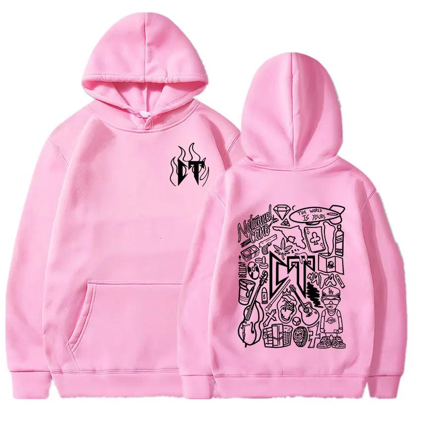 Rapper Natanael Cano Corridos Tumbados Mikina s kapucí Muži Ženy Móda Vintage Mikiny s kapucí Hip Hop Gotické Pulovry Streetwear