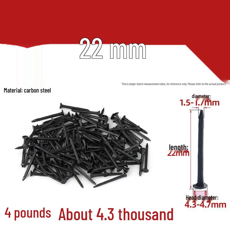 Spikeschuh Reparatur Nägel: Extrafeines Schwarzeisen für Lederschuhe