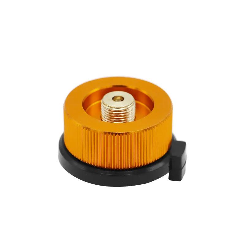 Outdoor Camping Wandern Kocher Brenner Adapter Split-Typ Ofen Konverter Anschluss Auto-Off Gaskartusche Tank Zylinder Adapter