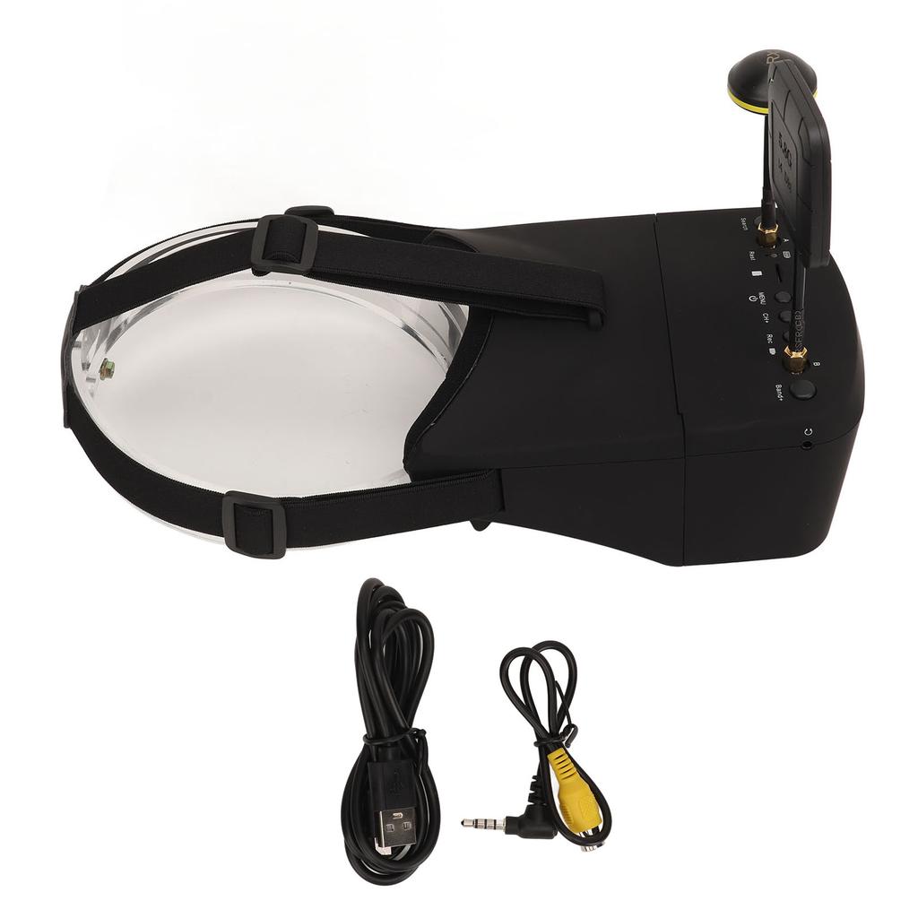 FPV Goggles DVR 5 Inch 5.8Ghz 40CH 800x480 Inbuilt 2000mAh Battery Ergonomic RC Drone Goggles for Quadcopter RC Car