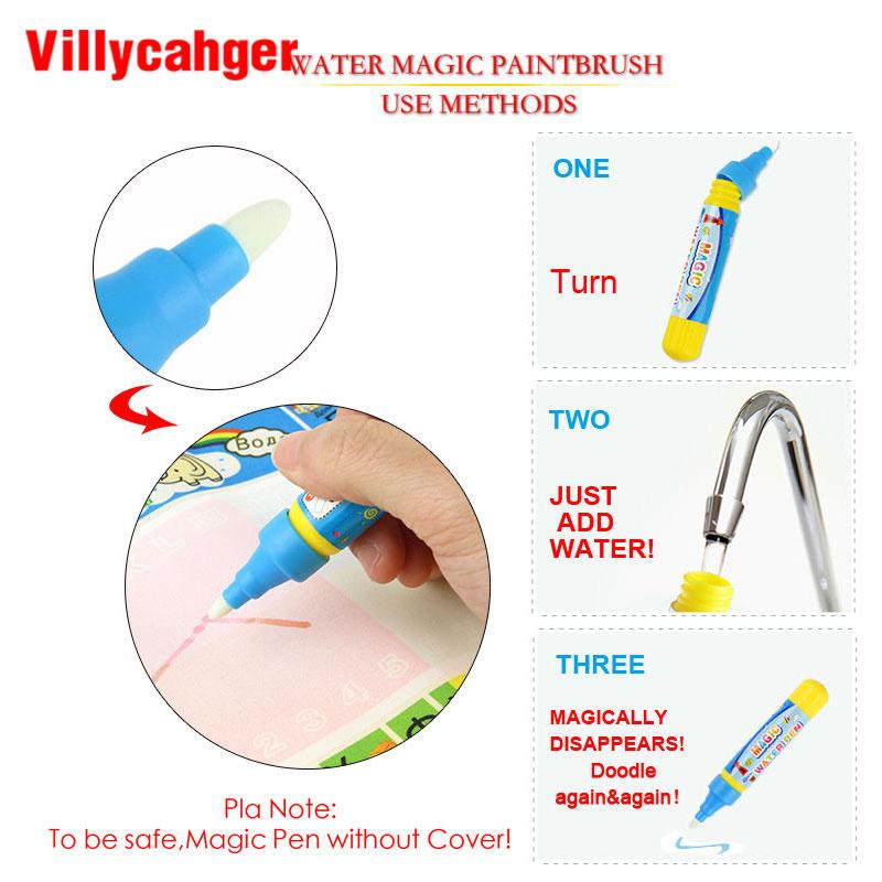 4 Types Magic Water Drawing Cloth Cloth With Doodle Painting Pen Water Painting Mat for Children Early Education Drawing Toy