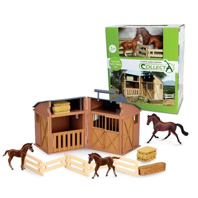 CollectA Stable Playset with Horses