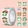 500pcs Cute Traveling Frog Cartoon Graffiti Stickers DIY Phone Guitar Laptop Notebook Suitcase Waterproof Sticker