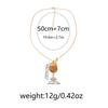 European and American simple, fashionable and exquisite alloy full diamond super flash wine bottle pendant chain necklace versatile daily accessories
