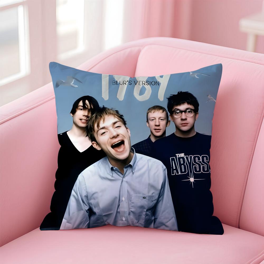 Blur Band Sänger Cool Kissenbezug Bequem Wendbarer Kissenbezug Ideal für Auto Sofa Schlafzimmer & Mehr