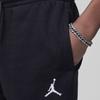 Jordan MJ Brooklyn Fleece Essentials Solid Color Comfortable Versatile Casual Pants Kids Bottoms Black HQ7089-010