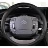 Carbon Fiber Leather Car Steering Wheel Cover For Citroen C1 C2 C3 C4 C5 C4L Berlingo C4 PICASSO C5 AIRCROSS Auto