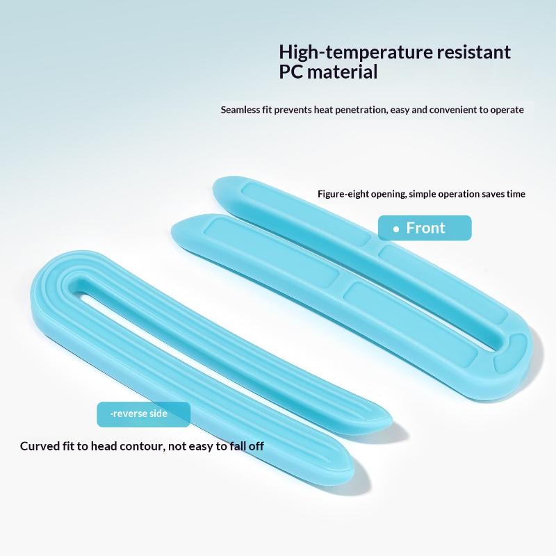 10Pcs U-Shape Hair Perm Insulation Clips Multipurpose Strong Hold Heat Resistance Hair Volume Clips For Salon Home Styling Tools