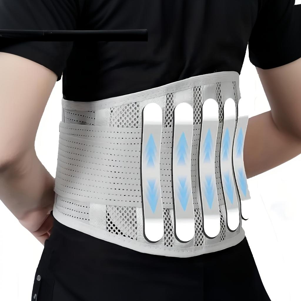 Reinforced Compression Waist Belt With Breathable Mesh Support For Standing Work
