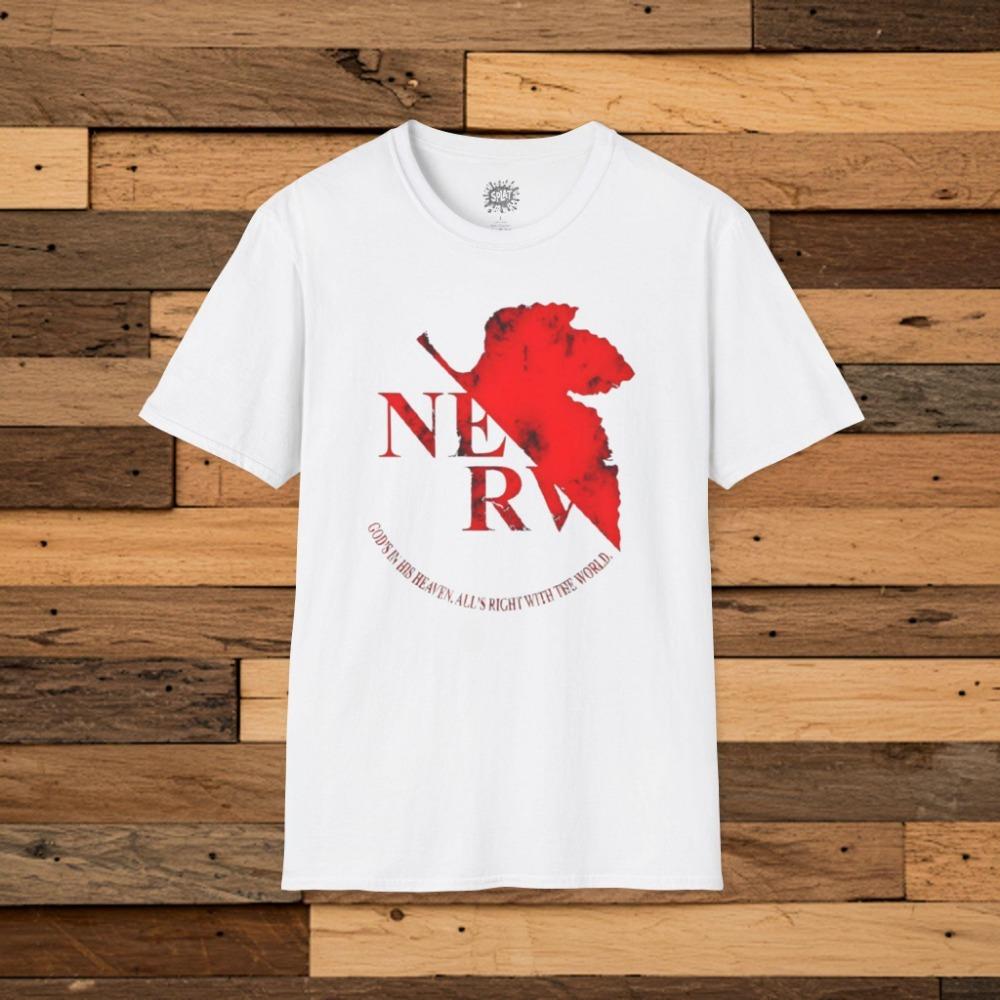 Neon Genesis Evangelion Anime NERV Τυπωμένο T-shirt Ανδρικό και Γυναικείο T-shirt Ανδρικό Top Αθλητικό T-shirt 2026 Καλοκαίρι Νέο Tee