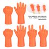 12pcs Hand Shape Design Needle Protector Caps Anti-Slip Sweater Pin Caps  For Beginners