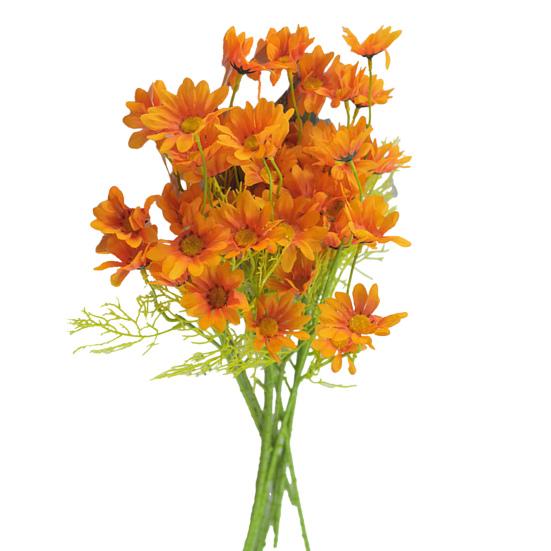 Artificial Flowers UV Resistant Fake Wildflowers with Stem for Indoor Outdoor Porch Patio