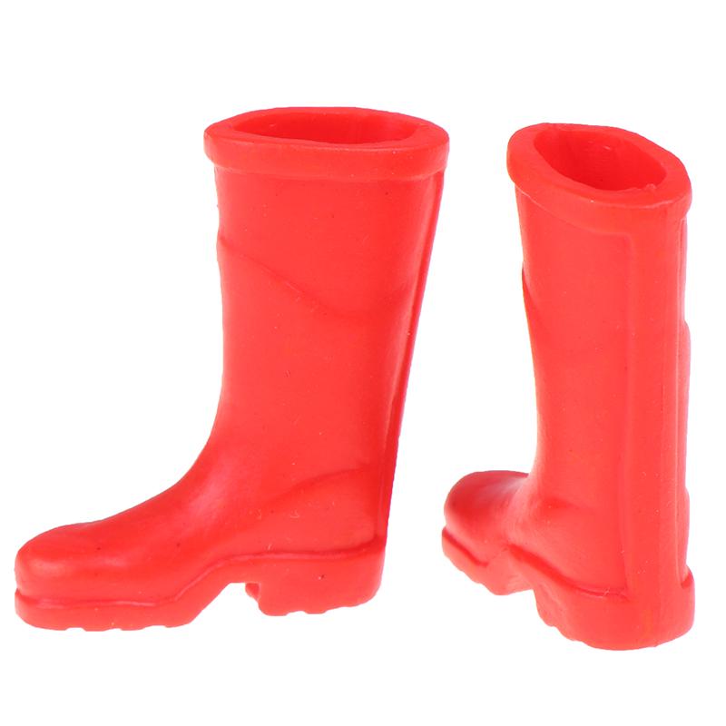 Dollhouse Decoration Mini Colorful Rain Boots Miniature Dolls Accessories 1/12