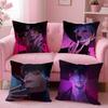Saja Boys Kpops D-Demon H-Hunters Pillow Case Pattern Printed Pillowcase For Living Room Sofa Cushion Cover & Bedroom Decor