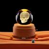 Skull Bluetooth Stand with Luminous Crystal Ball Night Light Decoration