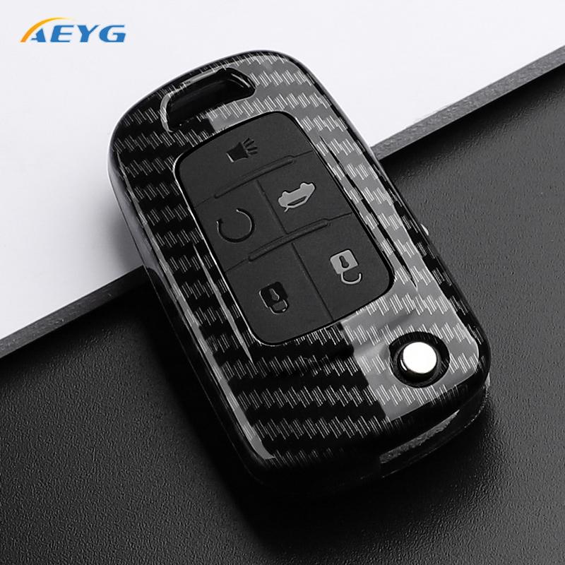 

Abs Carbon Fiber Car Key Case Cover For Chevrolet Cruze Aveo Trax Sail Malibu Captiva Opel Vauxhall Astra J Corsa Insignia Mokka