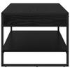 Coffee Table Black Oak Effect 80 x 50 x 40 cm Particleboard