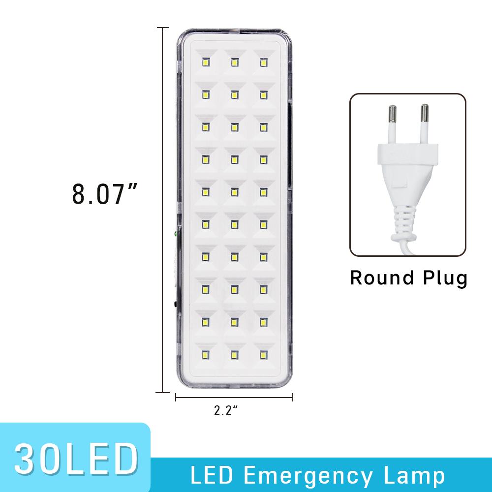 30 90 LED Emergency Light Handheld Firefighting Lamp Wall Mount Emergency Evacuation Light Night Hangable Camping Lantern