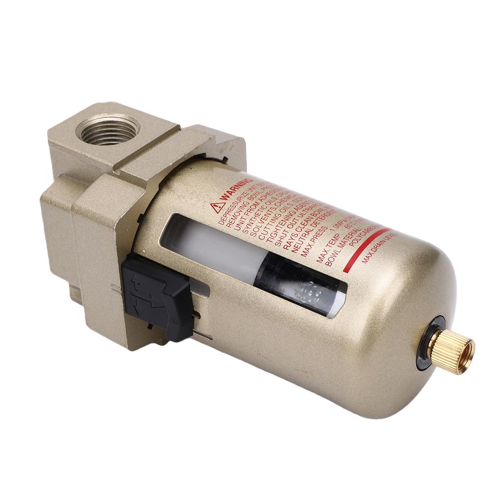 Compressed Air Filter 1 2in AF4000 04 Aluminum Alloy Compressor Oil Water Separator Unit For Automotive Repair